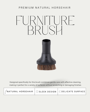 FURNITURE BRUSH  - PREMIUM NATURAL HORSEHAIR